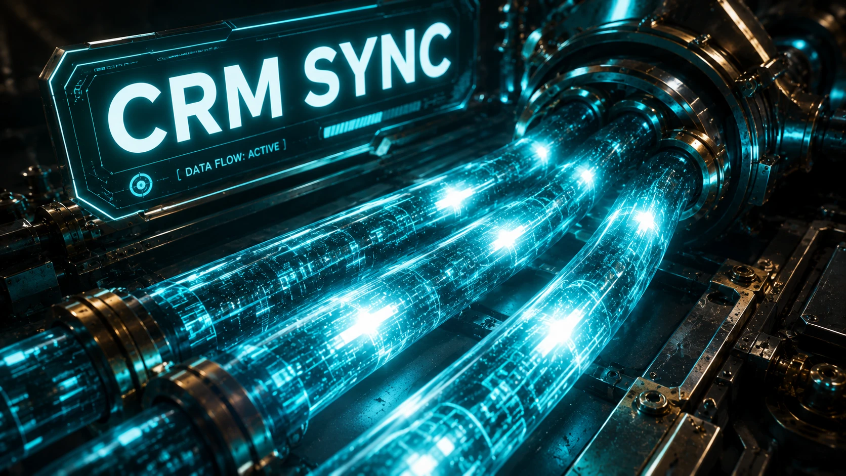A close-up of thick crystalline Teal cables carrying glowing white pulses of energy through a dark, high-tech conduit